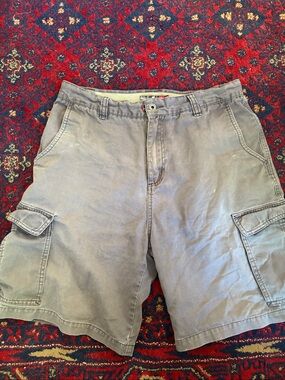 Vintage Quiksilver Gray Cargo Jorts